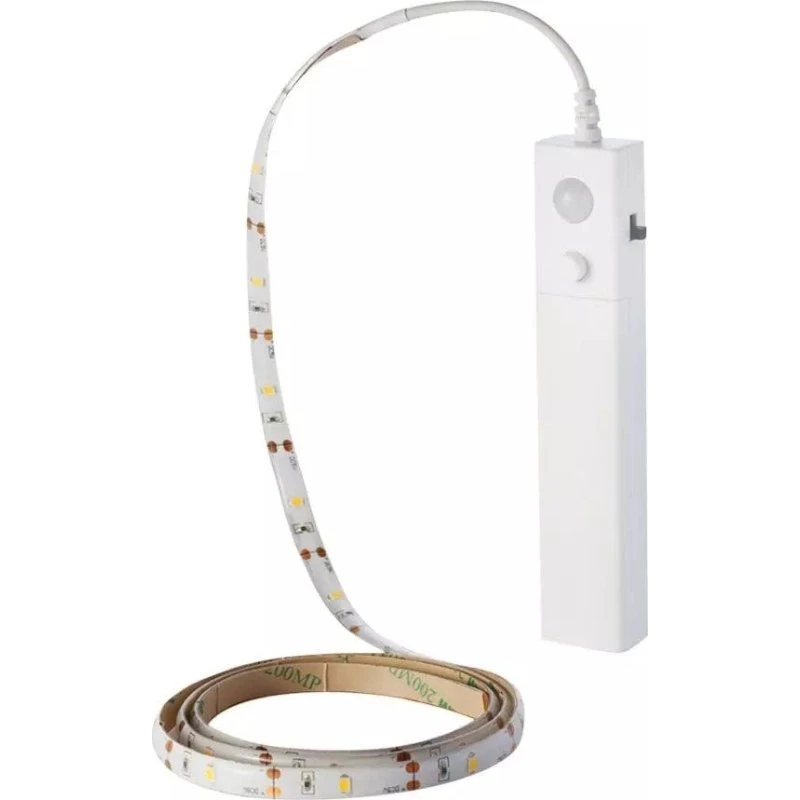 V-Tac LED-strip med PIR-sensor, 1m, Varm Hvid, IP65, Batteridrevet