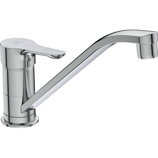 Ideal Standard Alpha køkkenarmatur, krom, lav tud