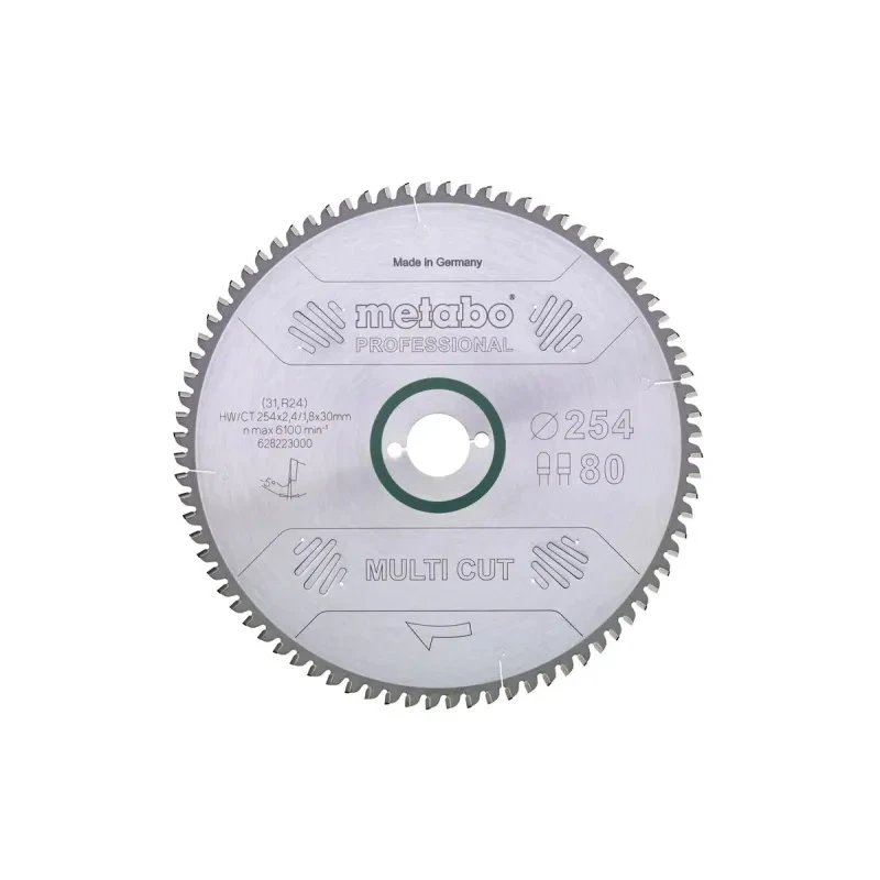 Metabo Multicut Rundsavklinge 254mm - Professionel præcision