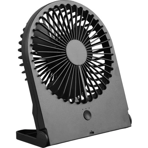Trio Lighting Breezy bordventilator, sort