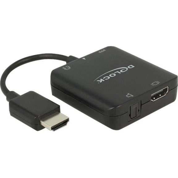 DeLOCK 63276 HDMI Audio Extractor 4K 60 Hz Sort