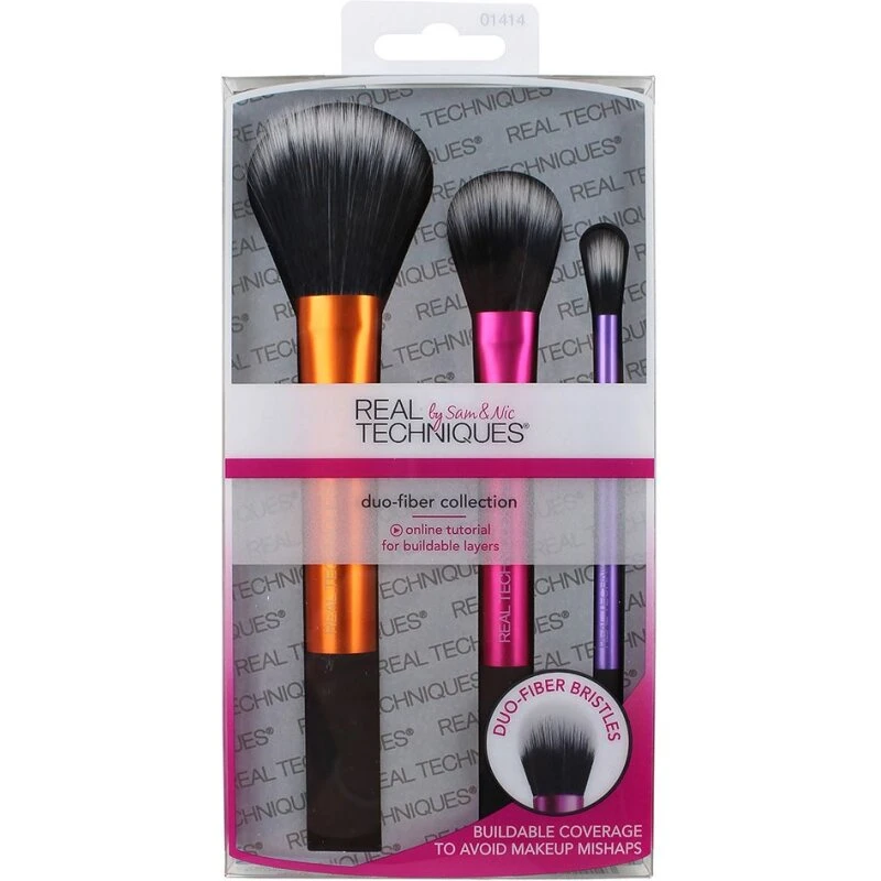 Real Techniques Duo-Fiber Collection 3 stk.