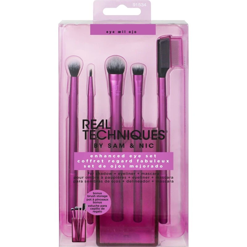 Real Techniques Everyday Eye Essential Set - lilla