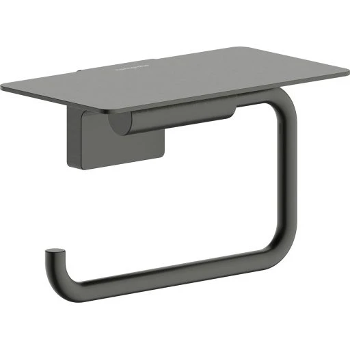 Hansgrohe AddStoris S toiletrulleholder, børstet sort krom