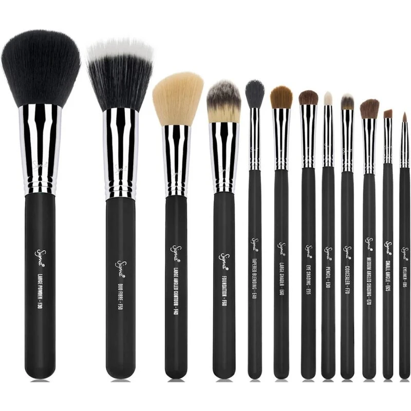 Sigma Essential Kit — 12-pak makeupbørster