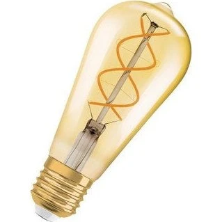 OSRAM Vintage 1906 LED Edison Spiral 4,5W E27 Guld Dæmpbar