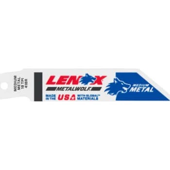 Lenox bajonetsavklinge 418R 102 mm til metal, 18 TPI, 5 stk.