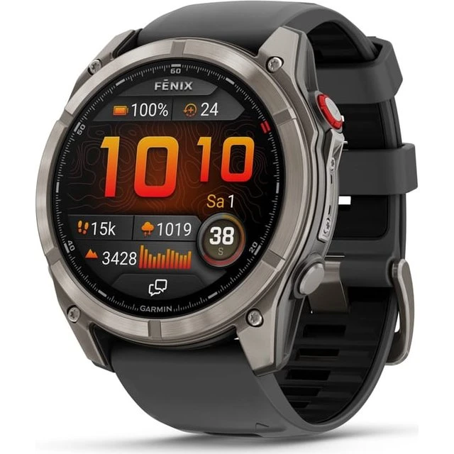 Garmin fēnix 8 Pro AMOLED 51 mm Titanium Grafit
