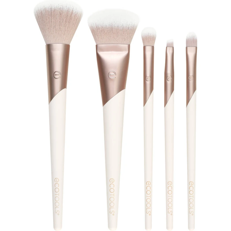 Ecotools Luxe Natural Elegance makeupbørstesæt - 5 dele