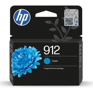 HP 912 Cyan Original Blækpatron, 4 ml