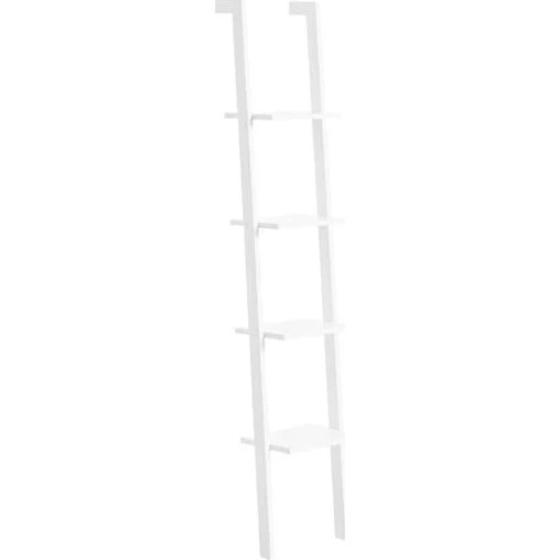 SoBuy Stigereol 4 hylder, hvid - FRG15-W