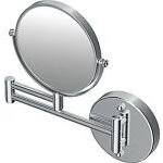 Børma væghængt makeupspejl, krom, 3x forstørrelse