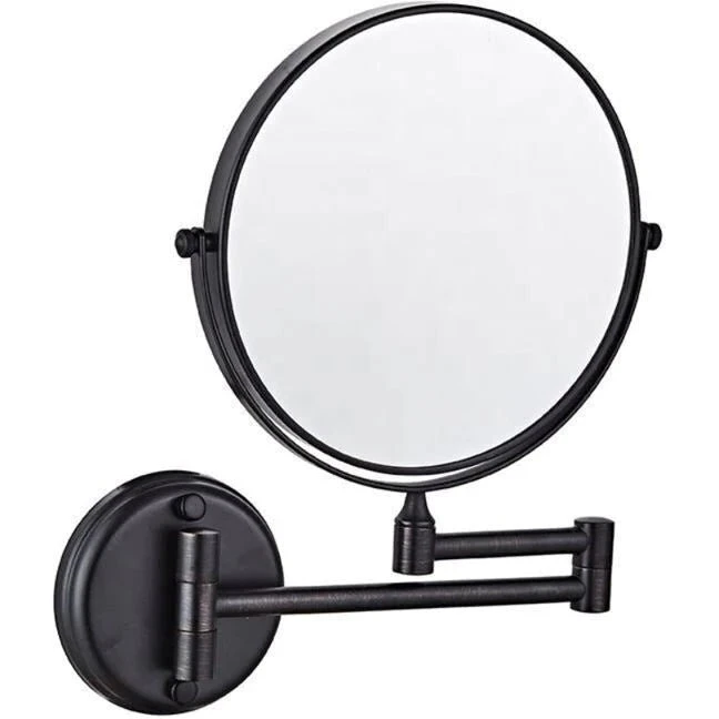 UNIQ Vægspejl 10x forstørrelse, sort
