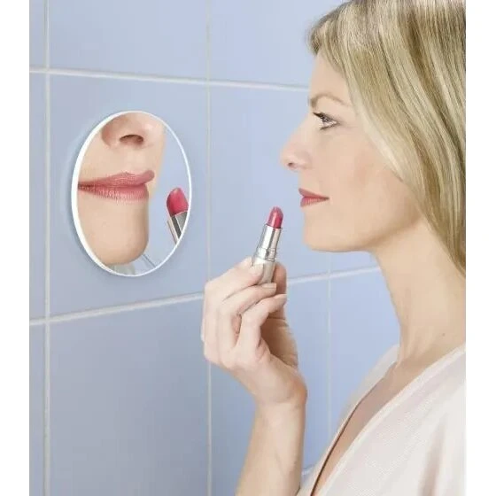 Wenko selvklæbende makeupspejl 3x, Ø12 cm