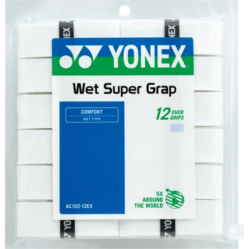 Yonex Super Grap Over Grip - Hvid (12-pak)