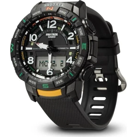 Casio Pro Trek PRT-B50-1ER Sort Smartwatch - 20 ATM Vandtæt