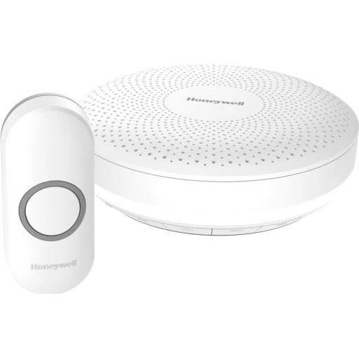 Honeywell Home Dørklokke DCR311N, Trådløs, 150m, Hvid
