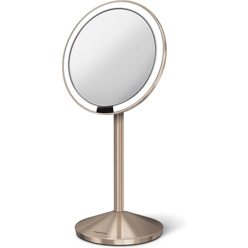 Simplehuman Sensor Mirror Mini 10x - Genopladelig - Rosa Guld