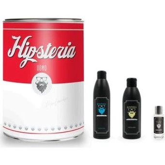 Hipsteria Mød kassesæt - Skægpakke med barbersæbe, balsam og parfume