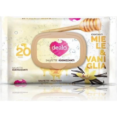 Dealo Baby Desinfektionsservietter Honning og Vanilje, 20 stk.