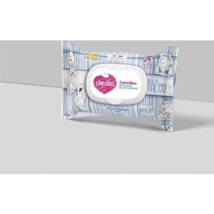Dealo Babyservietter Talkum 20 stk. med holder