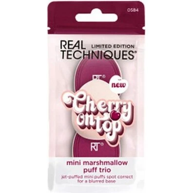 Real Techniques Cherry On Top Mini Marshmallow Puff Trio (3 stk.)