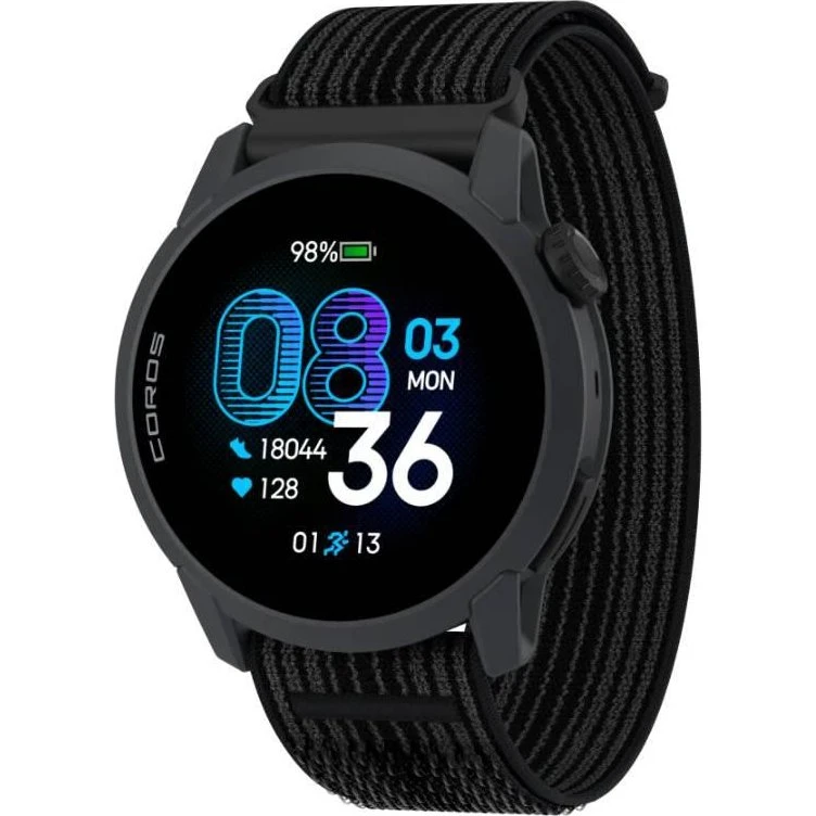 COROS Pace 4 - Sort med Nylonrem, 1.2" AMOLED