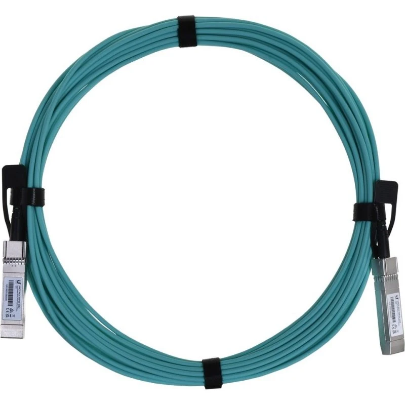Ubiquiti UACC-AOC-SFP28-10M Aktivt Optisk SFP28 Kabel, 10m, Aquamarine