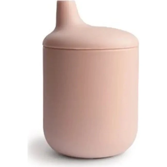 Mushie Silikone Sippy Kop Blush - 175 ml