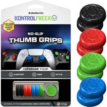 Kontrolfreek Universal No-Slip Thumb Grips (8 stk.) til PS/Xbox/Switch