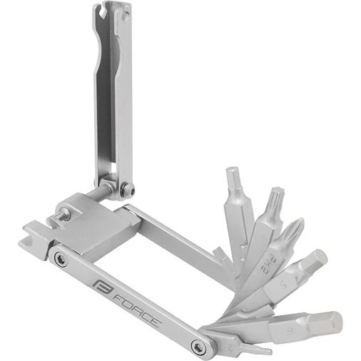 FORCE Multitool med kædesprænger og 12 funktioner