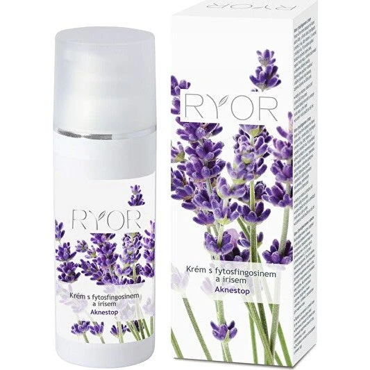 Ryor Acnestop Creme med Phytosphingosin og Iris - 50 ml