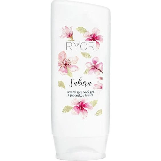 Ryor Mild showergel med japansk sakura-kirsebær 200 ml