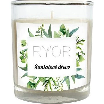 Ryor Lille stearinlys Sandeltræ 65 g