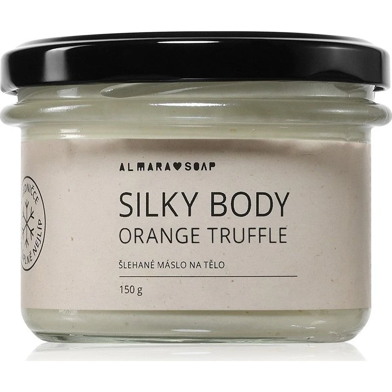 Almara Soap Silky Body Pisket Kropssmør Orange Truffle 150 g