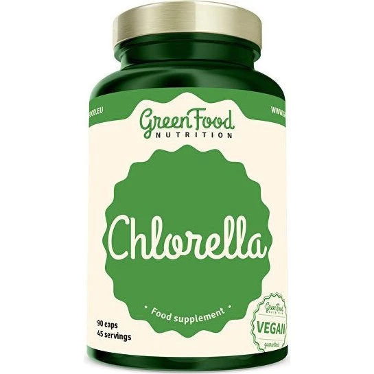 Greenfood Chlorella 90 kapsler