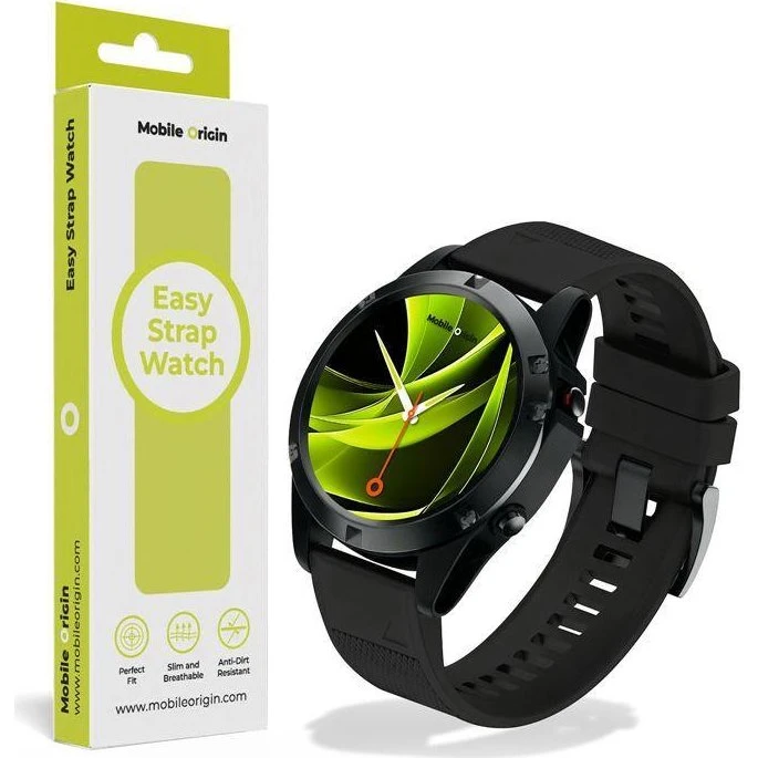 Mobile Origin Easy Strap 26mm Urrem - Sort