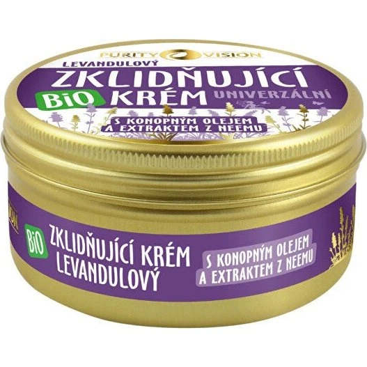 Purity Vision Økologisk Lavendel Beroligende Creme - 100ml