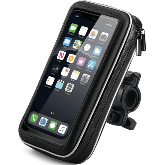 Wozinsky telefonholder til cykel, motorcykel og scooter, sort