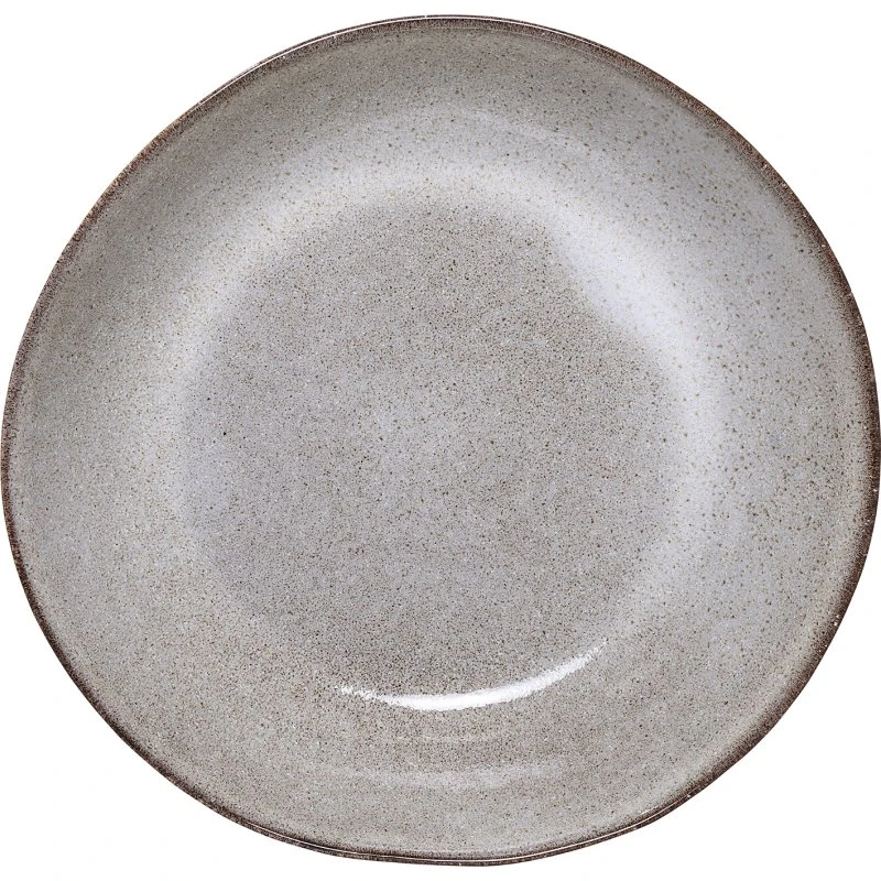 Bloomingville Sandrine skål, håndlavet stentøj, grå, Ø22 cm