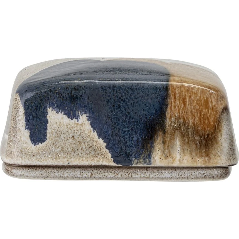 Bloomingville Jules Smørboks i Stentøj, Grå, 14x10x6 cm