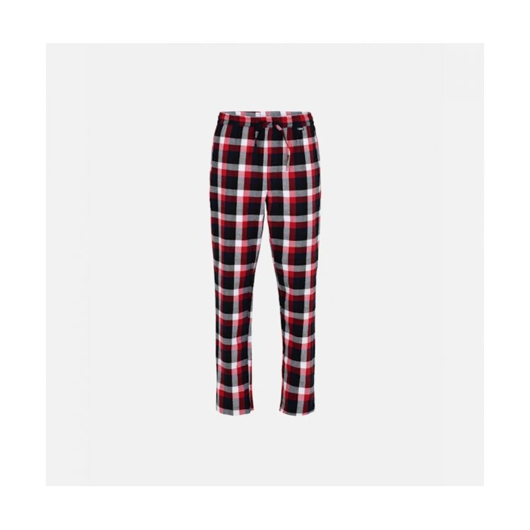 JBS Pyjamasbukser i rød ternet flannel til herre
