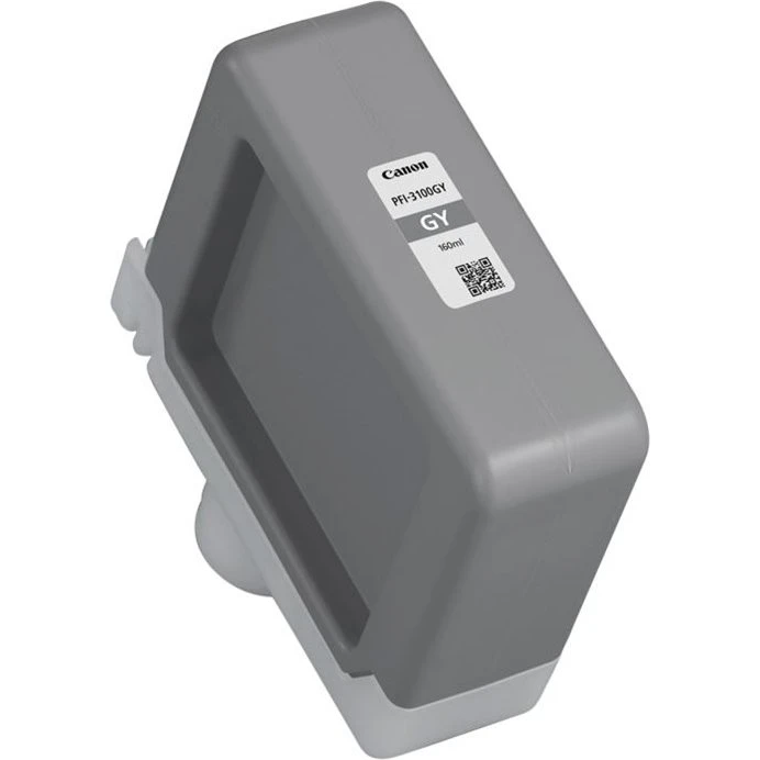 Canon PFI-3100 GY Grå Blækbeholder, 160 ml
