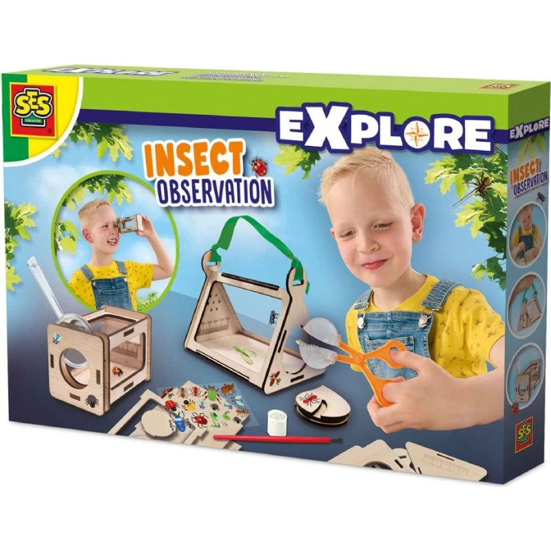 SES Creative Insektstudie - Observationssæt med 2 bokse
