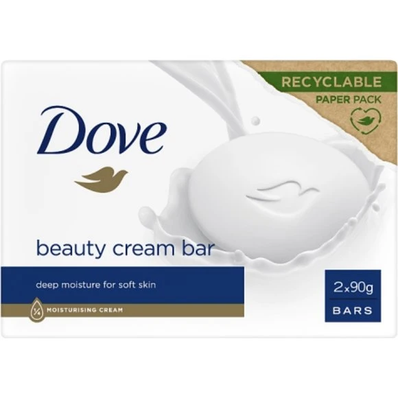 Dove Beauty Cream Sæbebar 2x90g