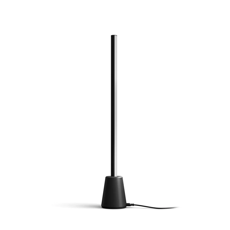 Philips Hue Play bordlampe - Smart RGB farve, Zigbee & Matter, Sort