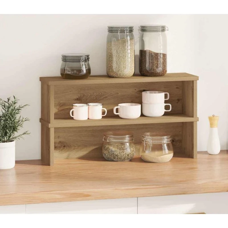 vidaXL Køkkenreoler 2 stk. 60x15x16 cm i kunsteg