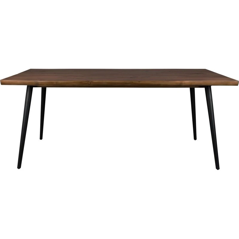 Dutchbone Alagon Spisebord 180x90 cm - Valnød & Sort Stål