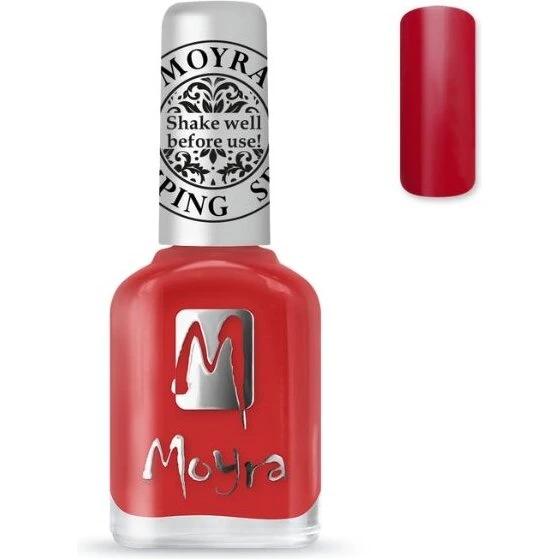Moyra Stamping Neglelak SP02 Red 12 ml