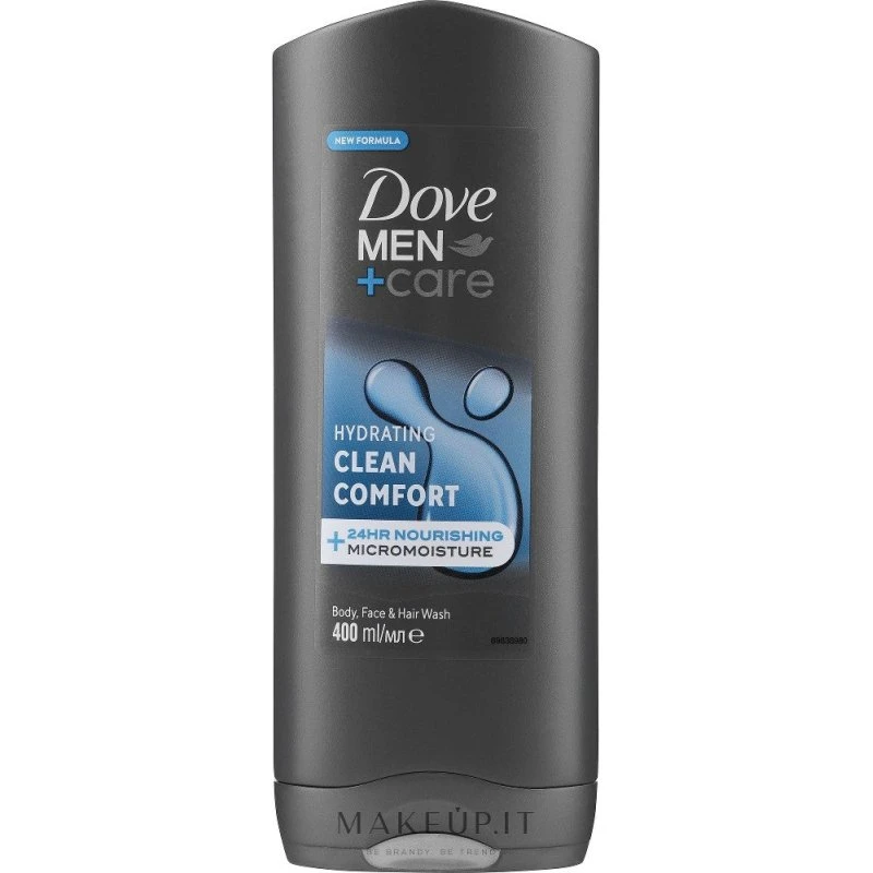 Dove Clean Comfort Fugtgivende Håndsprit til Mænd - 400ml